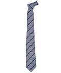 Biz Corporates Mens Single Contrast Stripe Tie 99102 Corporate Wear Biz Corporates One Size Patriot Blue 