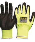 Pro Choice Arax Gold, Nitrile Sand Dip On Hi-vis Yellow Liner - AFYN PPE Pro Choice 7  