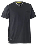 Bisley Workwear Flex & Move™ Cotton V Neck Tee Short Sleeve BK1933 - Allsorts Workwear
