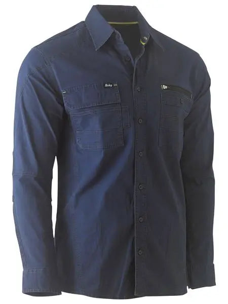 Bisley Workwear Flex & Move™ Utility Shirt Long Sleeve BS6144 - Allsorts Workwear