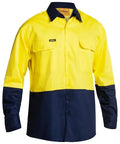 Bisley Workwear Hi Vis Cotton Drill Shirt BS6267