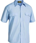 Bisley Workwear Permanent Press Shirt Short Sleeve BS1526
