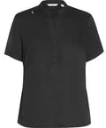 Next-gen Antibacterial Active Blackburn Mandarin Collar Scrub Top  CATUMM - Simply Scrubs Australia