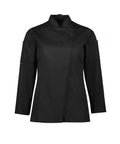 Biz Collection Womens Alfresco Long Sleeve Chef Jacket CH330LL - Allsorts Workwear