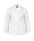 Biz Collection Womens Alfresco Long Sleeve Chef Jacket CH330LL - Allsorts Workwear
