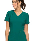 Cherokee IFlex Women's Knit Panel Scrub Top CK605  Simply Scrubs Australia