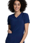 Cherokee Atmos Women'sKnit Inset Scrub Top CK837A  Simply Scrubs Australia