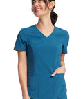 Cherokee Allura Women's Mock Wrap Scrub Top CKA688  Simply Scrubs Australia