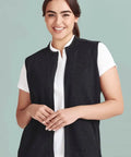 Biz Care Nova Womens Knit Vest CO343LV  Flash Uniforms  Navy Marle XS 