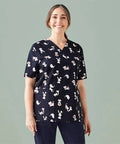 Women's Printed Best Friends Scrub Top CST147LS - Simply Scrubs Australia