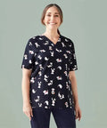 Women's Printed Best Friends Scrub Top CST147LS - Simply Scrubs Australia