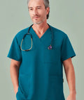 Biz Care Unisex (Men/Women) Pulse V-neck Scrub Top CU544US  Simply Scrubs Australia