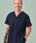 Biz Care Unisex (Men/Women) Pulse V-neck Scrub Top CU544US  Simply Scrubs Australia