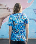 Softies Women's Butterfly Park Slim Fit Fun Scrub Top BPOT01  Simply Scrubs Australia