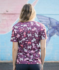 Softies Women's Purple Dog Slim Fit Fun Scrub Top PDOT01  Simply Scrubs Australia