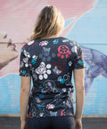Softies Women's Dog Paw's Slim Fit Fun Scrub Top DPOT01  Simply Scrubs Australia