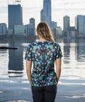 Softies Women's Beach Life Slim Fit Fun Scrub Top BLOT01  Simply Scrubs Australia