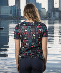 Softies Women's Love Life Slim Fit Fun Scrub Top LLOT01  Simply Scrubs Australia