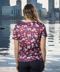 Softies Women's Purple Dog Slim Fit Fun Scrub Top PDOT01  Simply Scrubs Australia