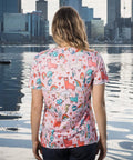 Softies Women's Lazy Lama Slim Fit Fun Scrub Top LMOT01  Simply Scrubs Australia