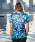 Softies Women's Butterfly Park Slim Fit Fun Scrub Top BPOT01  Simply Scrubs Australia