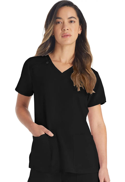 Dickies EDS Essentials Women's V-Neck Scrub Top DK615  Simply Scrubs Australia