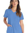 Dickies EDS Essentials Women's V-Neck Scrub Top DK615  Simply Scrubs Australia