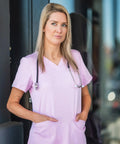 Softies London Women’s Premium Scrub Top LT01 - Simply Scrubs Australia