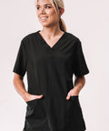 Softies Oxford Unisex Premium V-Neck Scrub Top OT01 - Simply Scrubs Australia