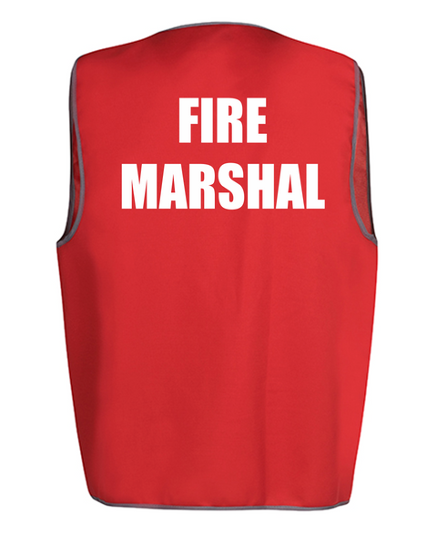 Fire Marshal Printed Vest