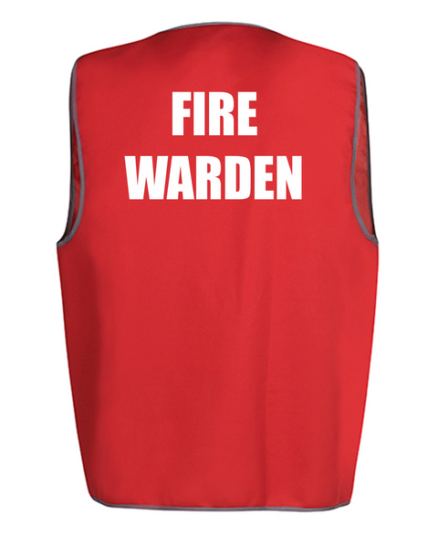 Fire Warden Printed Vest