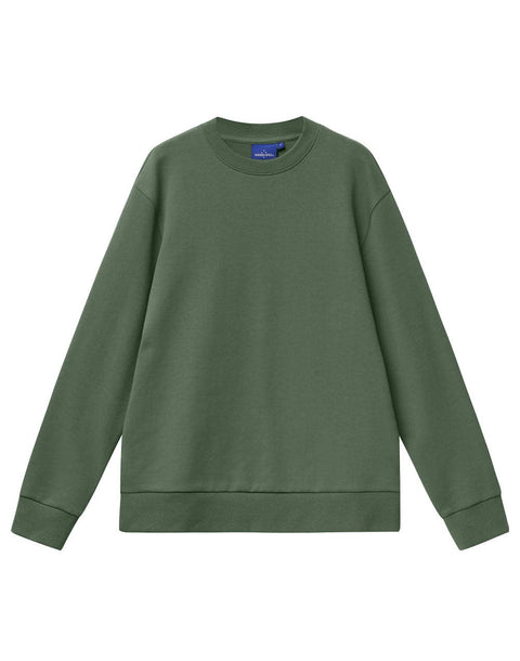 Unisex Air-layered CVC Crew Nech Sweater FL05