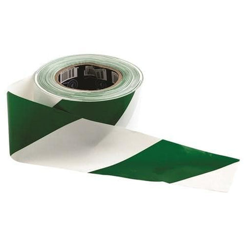 Pro Choice Green/white Hazard Tape x 12 GW10075