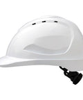 Pro Choice Hard Hat (V9) - Unvented, 6 Point Ratchet Harness - HH9R PPE Pro Choice WHITE  