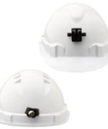 Pro Choice Hard Hat (V6) - Vented, 6 Point Push-lock Harness C/w Lamp Bracket X 20 - HHV6LB PPE Pro Choice WHITE  