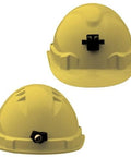 Pro Choice Hard Hat (V6) - Vented, 6 Point Push-lock Harness C/w Lamp Bracket X 20 - HHV6LB PPE Pro Choice YELLOW  