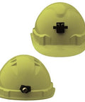 Pro Choice Hard Hat (V6) - Vented, 6 Point Push-lock Harness C/w Lamp Bracket X 20 - HHV6LB PPE Pro Choice FLURO YELLOW  