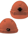 Pro Choice Hard Hat (V6) - Vented, 6 Point Push-lock Harness C/w Lamp Bracket X 20 - HHV6LB PPE Pro Choice ORANGE  