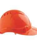 Pro Choice Hard Hat (V6) - Vented, 6 Point Push-lock Harness - HHV6 PPE Pro Choice ORANGE  