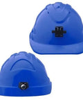 Pro Choice Hard Hat (V9) - Vented, 6 Point Push-lock Harness C/w Lamp Bracket X 20 - HHV9LB PPE Pro Choice BLUE  