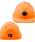 Pro Choice Hard Hat (V9) - Vented, 6 Point Push-lock Harness C/w Lamp Bracket X 20 - HHV9LB PPE Pro Choice FLURO ORANGE  