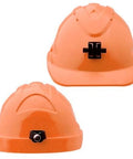 Pro Choice Hard Hat (V9) - Vented, 6 Point Push-lock Harness C/w Lamp Bracket X 20 - HHV9RLB PPE Pro Choice ORANGE  