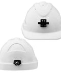 Pro Choice Hard Hat (V9) - Vented, 6 Point Push-lock Harness C/w Lamp Bracket X 20 - HHV9RLB PPE Pro Choice WHITE  