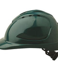 Pro Choice Hard Hat (V9) - Vented, 6 Point Ratchet Harness  - HHV9R PPE Pro Choice GREEN  