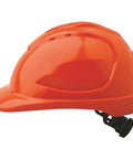 Pro Choice Hard Hat (V9) - Vented, 6 Point Ratchet Harness  - HHV9R PPE Pro Choice ORANGE  