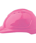 Pro Choice Hard Hat Vented 6 Point Push Lock Harness - HHV9 PPE Pro Choice FLURO PINK  