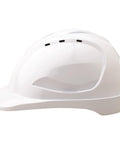 Pro Choice Hard Hat Vented 6 Point Push Lock Harness - HHV9 PPE Pro Choice WHITE  