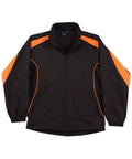 Legend Adults Warm Up Jacket JK53 Casual Wear Winning Spirit XS Black/Orange 