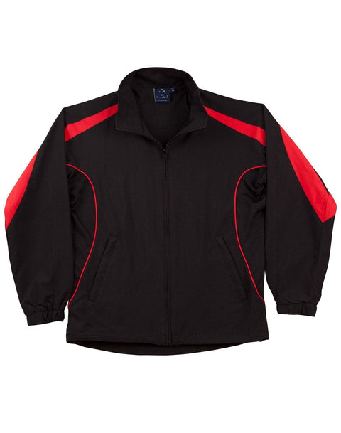 Legend Adults Warm Up Jacket JK53 Casual Wear Winning Spirit XS Black/Red 