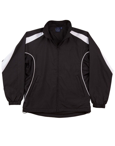 Legend Adults Warm Up Jacket JK53 Casual Wear Winning Spirit XS Black/White 